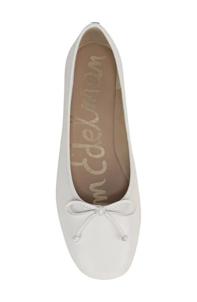 Sam Edelman Alie Ballet Flat In White