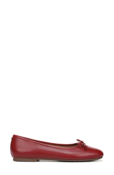 Sam Edelman Alie Bow-detail Leather Ballet Flats In Animal Print