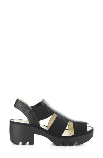 Fly London Teev Platform Sandal In Multi