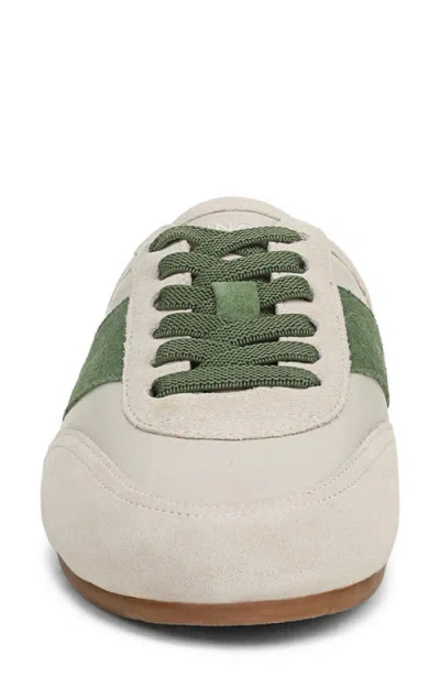 Vince Solstice Suede Sneaker Mules In White