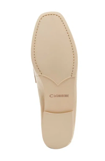 La Canadienne Kitson Crushed Leather Loafer In Neutral
