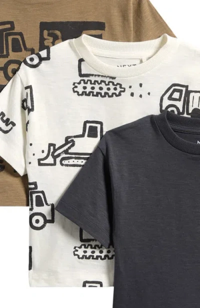 Next Kids' Assorted 3-pack Cotton T-shirts In Multi