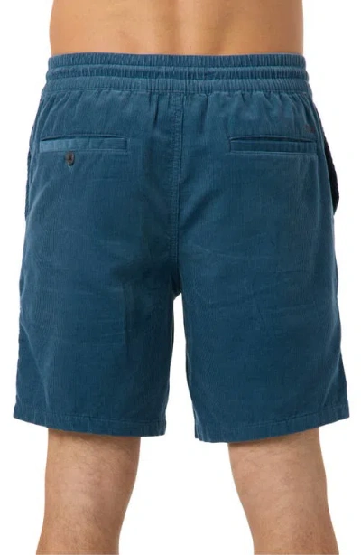 O'neill Og Corduroy Drawstring Shorts In Blue