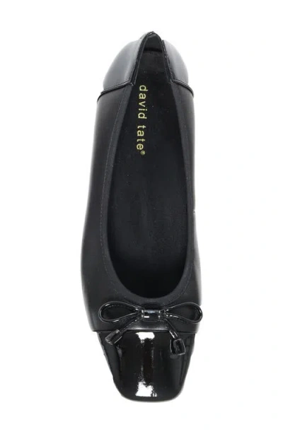 David Tate Alpha Square Toe Flat In Multi