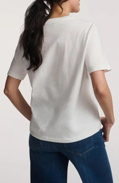 Mavi Jeans Basic Crewneck T-shirt In White