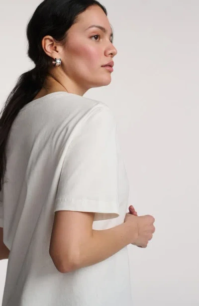 Mavi Jeans Basic Crewneck T-shirt In White