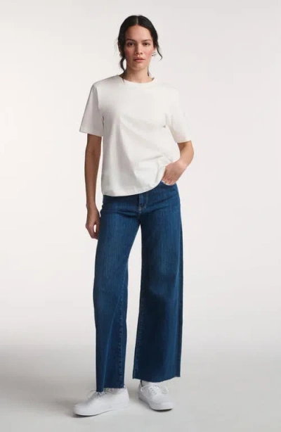 Mavi Jeans Basic Crewneck T-shirt In White