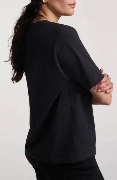 Mavi Jeans Basic Crewneck T-shirt In Black