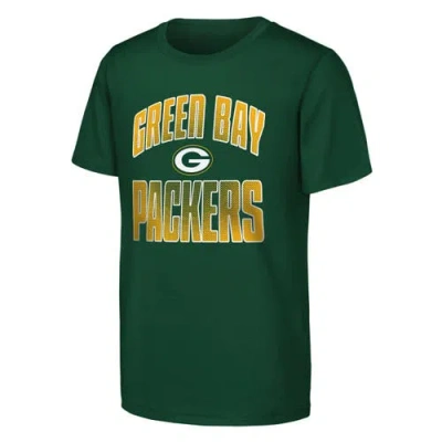 Outerstuff Youth   Green Green Bay Packers Never Quit 2-pack T-shirt Set In Green