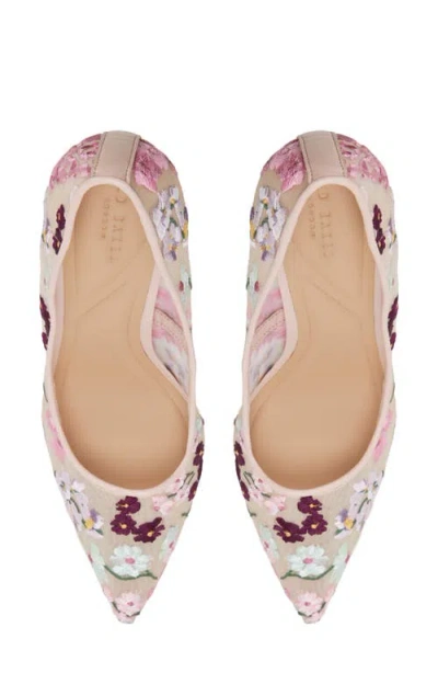 Ted Baker Cara Icon Pointed Toe Pump In Multi