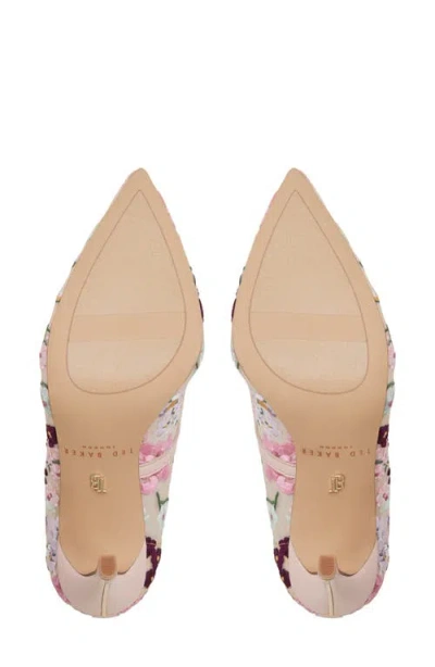 Ted Baker Cara Icon Pointed Toe Pump In Multi