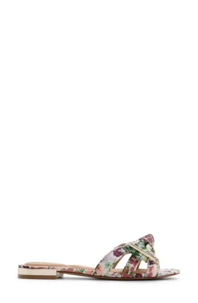 Ted Baker Elsie Bow Slide Sandal In Multi