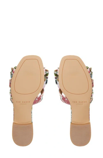 Ted Baker Elsie Bow Slide Sandal In Multi