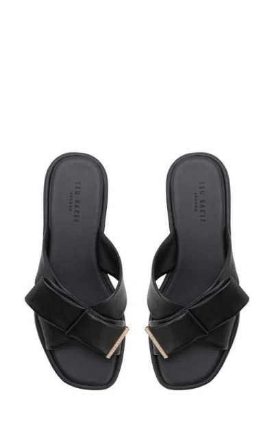 Ted Baker Spencer Slide Sandal In Black