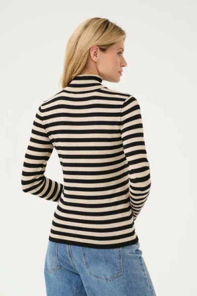 Kaffe Kalizza Rollneck Slim Fit Pullover In Multi