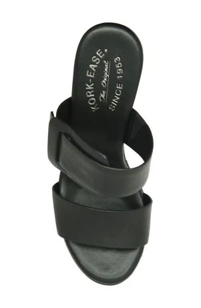 Kork-ease Korkease Raya Espadrille Wedge Sandal In Black