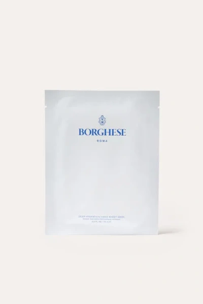Borghese Deep Hydration Hand Sheet Masks In White