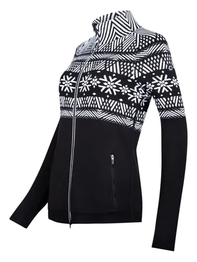 Newland Pullover Mit Geometrischem Muster In Black