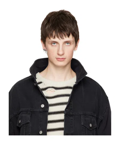 Emanuele Bicocchi Silver Rose Single Stud Earring In Silver