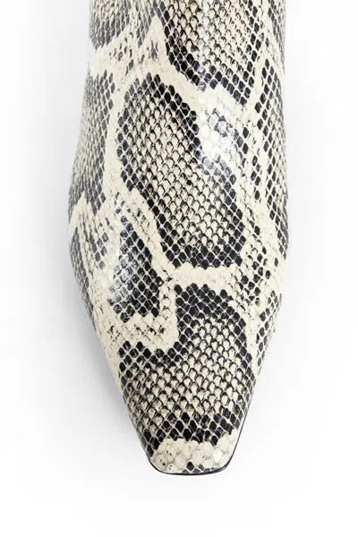 Aeyde Regal Heel Patterned Boots In Multi