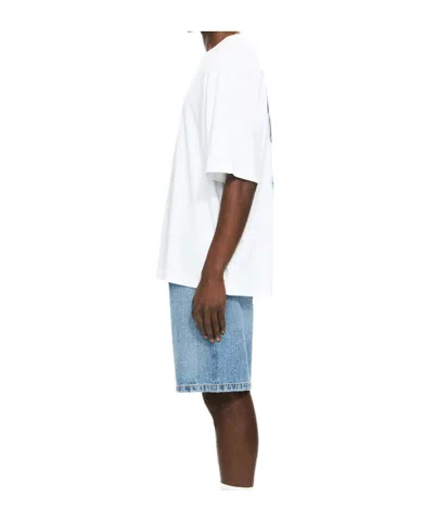 Off-white Graphic Print Crew Neck Short Sleeve T-shirt In White