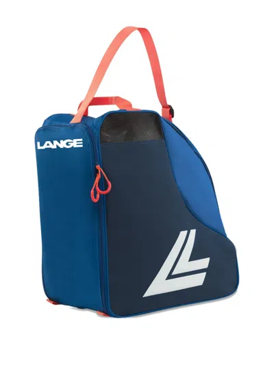 L'ange Lange Medium Boot Bag In Blue