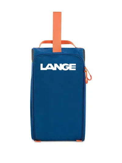 L'ange Lange Medium Boot Bag In Blue