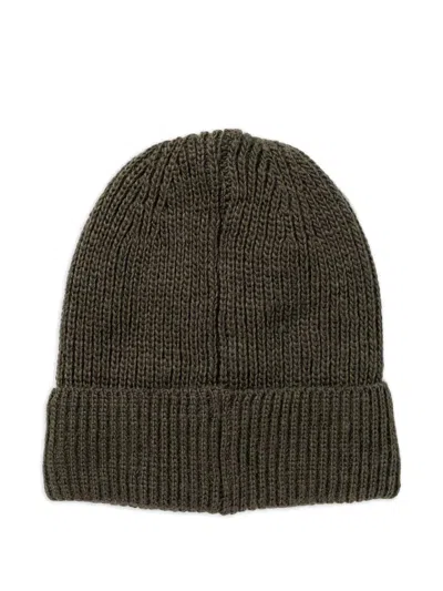 Phenix Ribbed-knit Beanie Hat In Green