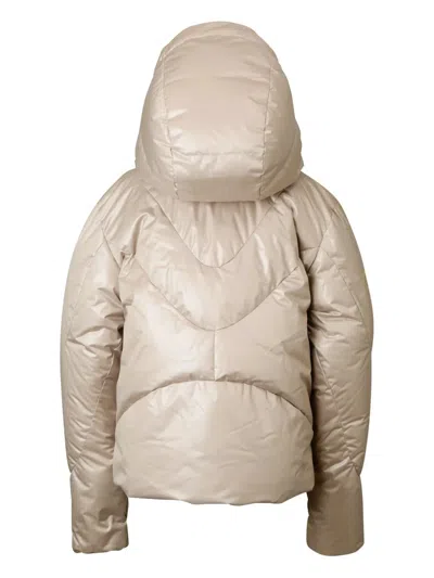 Phenix Irregular Nude Polyester Ski Jacket In Neutral