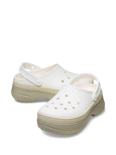 Crocs Platform Trainers In White