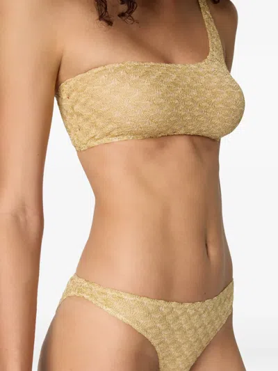 Missoni One-shoulder Bikini In Multi