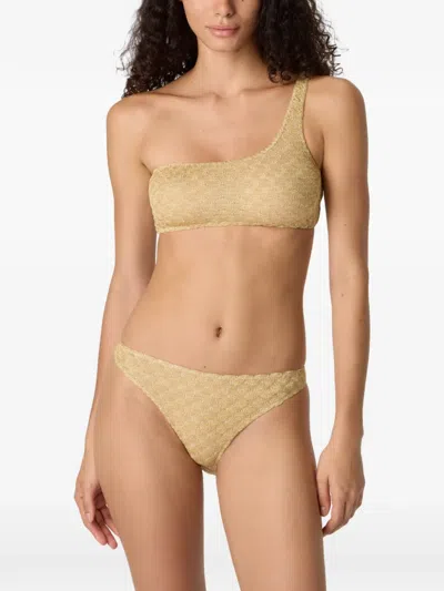 Missoni One-shoulder Bikini In Multi