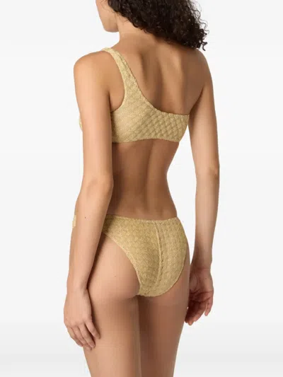 Missoni One-shoulder Bikini In Multi