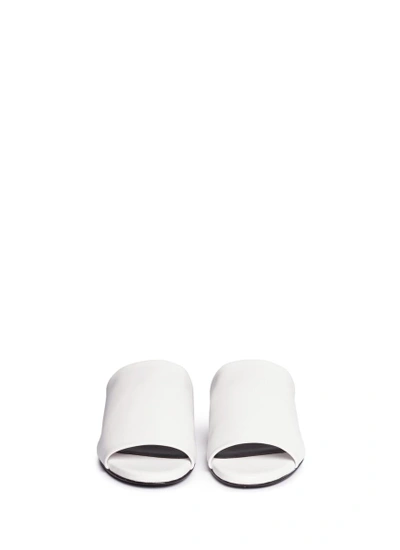 Shop Robert Clergerie 'gatom' Lambskin Leather Slide Sandals