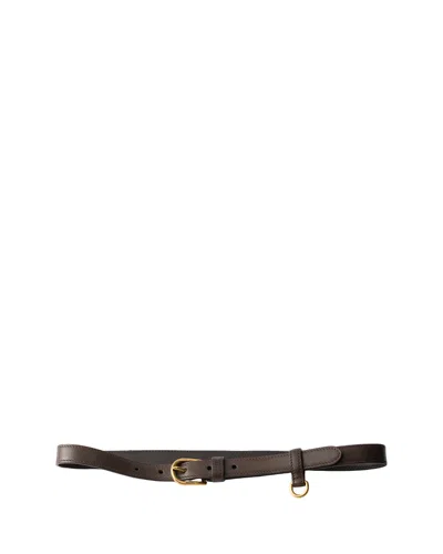 Prada Leather Belt In Brown