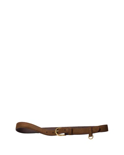 Prada Suede Belt In Brown