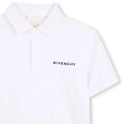 Givenchy Kids Polo Maniche Corte In Multi