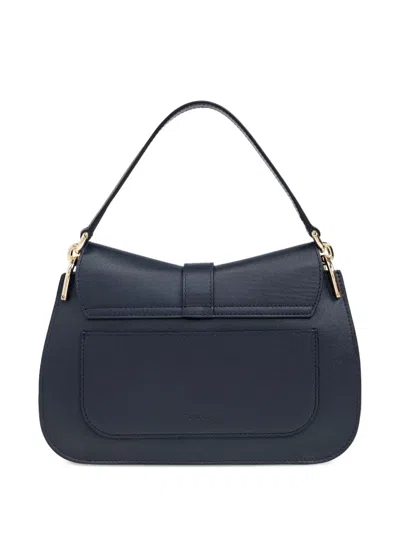 Furla Flow Medium Top Handle Bag In Black