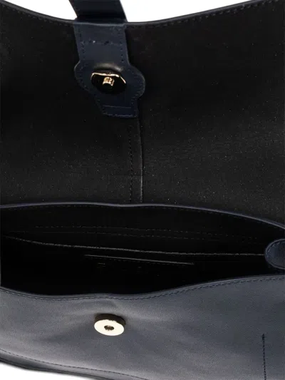 Furla Flow Medium Top Handle Bag In Black