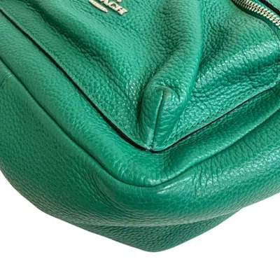 Pre-owned Coach Green Leather Backpack ()