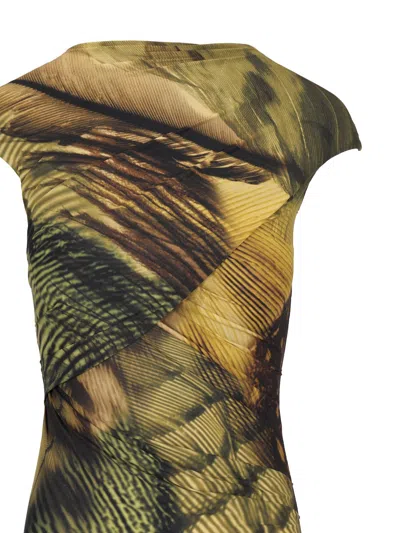 Amazuìn Amazuin Birgit Short-sleeved Mini Dress In Brown