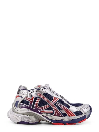 Balenciaga Mesh Panel Runner Sneakers Reflective Elements In Multi