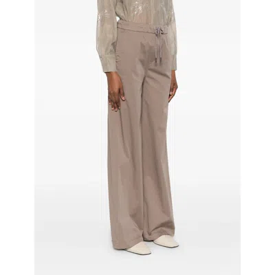 Panicale Drawstring Trousers In Purple