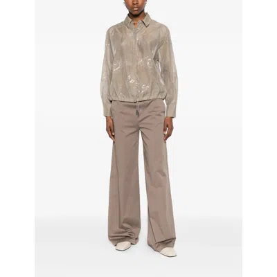 Panicale Drawstring Trousers In Purple