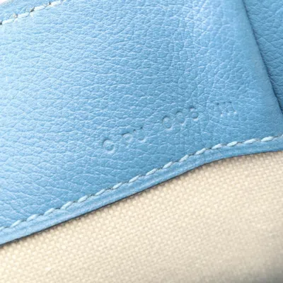 Pre-owned Hermes Blue Leather Backpack ()