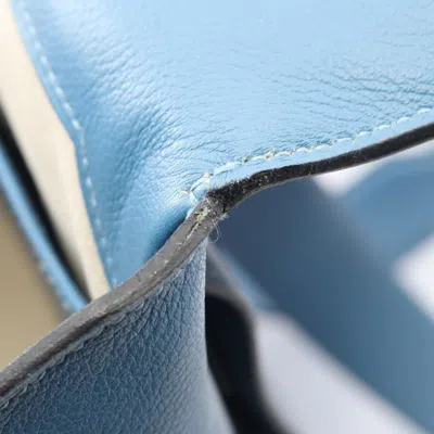 Pre-owned Hermes Blue Leather Backpack ()