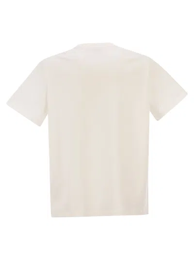 A.p.c. Rue Madame Organic Cotton Jersey T Shirt In White