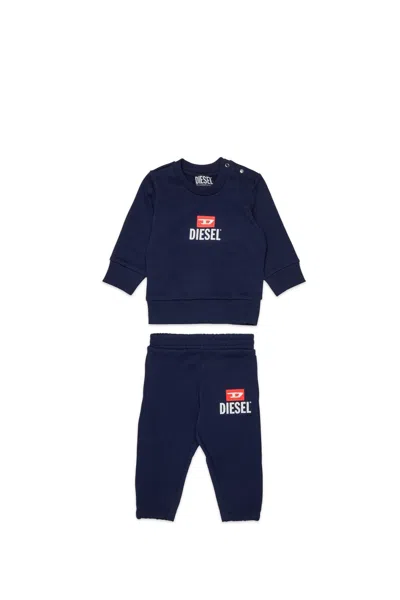 Diesel Tracksuit With Logo In Blue