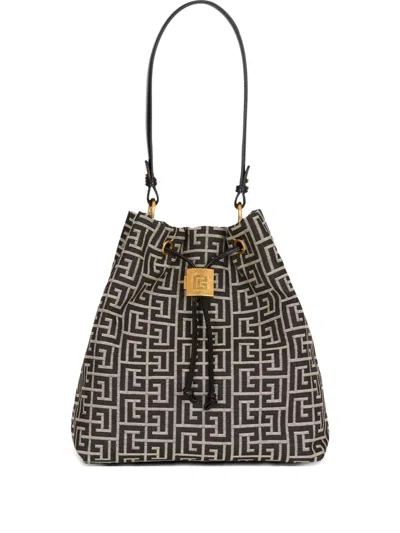 Balmain Brunello Cucinelli Openwork Knit Top With Sequins In Multi