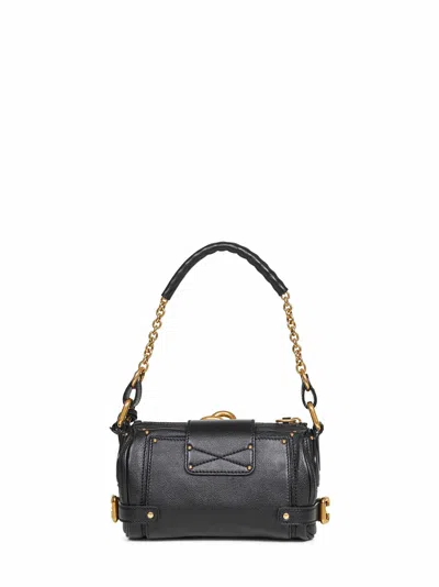 Chloé Chloe Women Black Leather Small Paddington Shoulder Bag In Multi